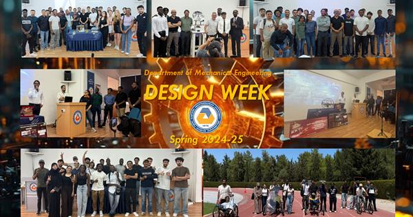 Design Week organised by the Mechanical Engineering Department – Spring 2024-25