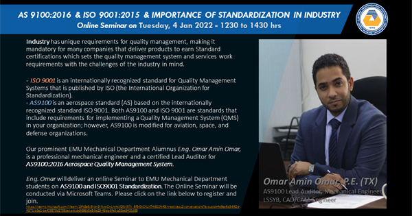 AS 9100:2016 & ISO 9001:2015 & IMPORTANCE OF STANDARDIZATION IN INDUSTRY